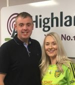 Highland's Oisin Kelly & World Handball Champion Avril McNamee