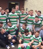 Omagh RFC celebrate promotion