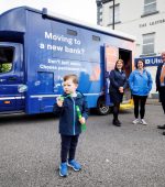 PTSB's Eddie Kearney and Kay Cahill with Karen and Alex (3) Maguire with...