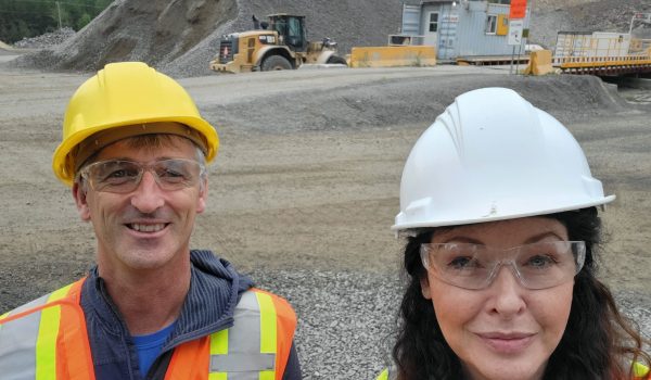 Paul_Dunlop_Eileen_Doherty_UU at site visit at Trois Riverieres