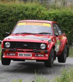 Phil Collin in bother on stage 2 in his escort. Photo Brian McDaid