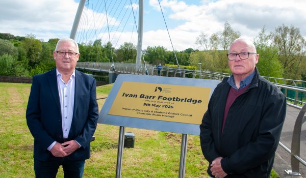 Ivan Barr's brothers, Councillor Raymond Barr, and Tommy Barr.