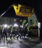 The start in Gartan at 5 a.m. on Saturday morning as "The Race" begins it gruelling circuit of Donegal. Photo Brian McDaid
