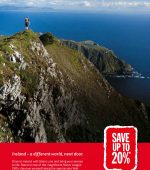 REPRO FREE
27 September 2016 – Tourism Ireland has teamed up with Stena Line to promote holidays and short breaks on the island of Ireland to British holidaymakers this autumn. A joint, month-long campaign – targeting our important ‘culturally curious’ audience – is now under way.
PIC SHOWS: Press ad which will appear in national and regional British newspapers, as part of the Tourism Ireland-Stena Line campaign.
Further media info - Sinead Grace, Tourism Ireland 087-685 9027