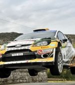 Sam Moffett who finished the Donegal International Rallhy