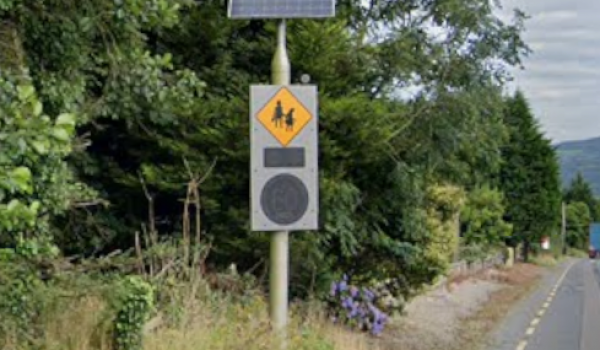 School Speed Sign
