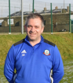 Buncrana Hearts manager Gary Duffy