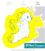 Met Eireann warning 9/1/26
