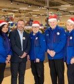 Tesco Ireland, People Director, Maurice Kelly (third from left) pictured alongside colleagues from Tesco Extra Maynooth, Co Kildare.