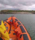 The Bundoran Lifeboat on scene at Mermaid's Cove