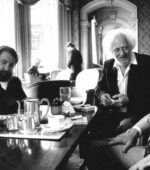 The Dubliners members John Sheahan Kenna, Barney McKenna, Eamonn Campbell and Ronnie Drew in the Shelbourne Hotel in 1992. Photograph: Pat Langan