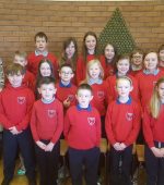 Trentagh National School who featured in Highland's Christmas Day Carol Service
