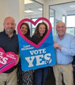 Vote YES board photo