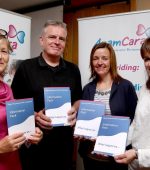 At the launch of the Anam Cara Information Pack in the Mount Errigal hotel, Letterkenny on Wednesday were, from left, Maeve McHarty, Anam Cara Parent Facilitator, Dr. Gerry Lane, consultant in emergency medicine, Letterkenny University Hospital, Stella McCole, counsellor and professional co-facilitator Anam Cara who launched the pack and Ciara Murphy who spoke about her personal experience with bereavement.