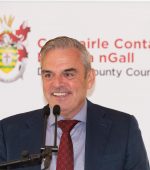 Paul McGinley at a Civic Reception hosted by Donegal County Council to Confer The Freedom of the County on Golfer, Paul McGinley in Rosapenna on Monday afternoon.  Photo Clive Wasson