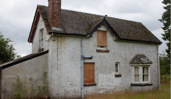 derelict house