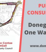 donegal town one way banner