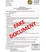 fake document