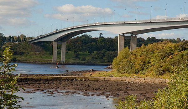 Foyle Bridge Derry partially closed following crash Highland