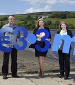 REPRO FREE
Pictured (l-r) at the announcement of approximately Û3.3m worth of funding under the EUÕs INTERREG VA Programme that is set to help improve the water quality status of Carlingford Lough and Lough Foyle are Paul Kilcoyle from Irish Water, Gina McIntyre Chief Executive Officer of the Special EU Programmes Body (SEUPB) and Sara Venning Chief Executive of Northern Ireland Water. Picture: Michael Cooper