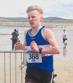 Finn Valley Ac's Diarmait Keogh who finished second in the Ballyliffin Coastal Challenge.
Photo: Finn Valley AC on Facebook