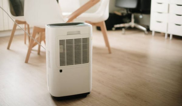 A large dehumidifier inside a house