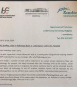 Letter issued to GPs and other medical services across Donegal